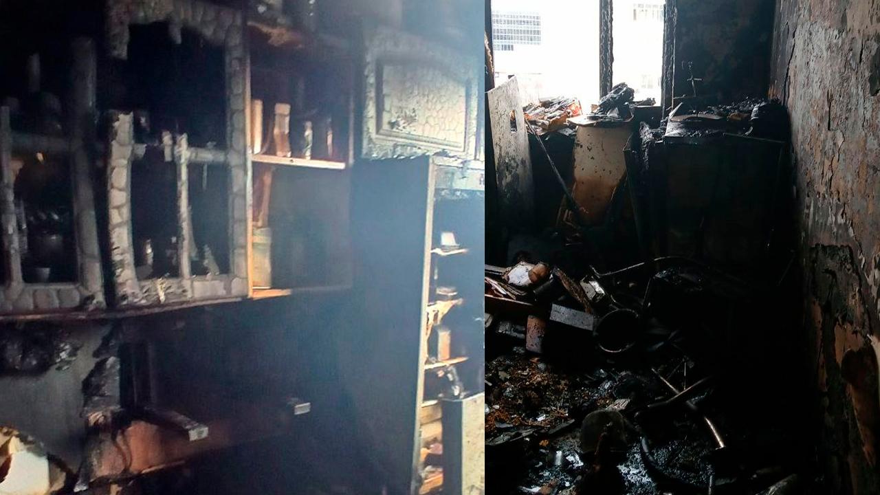 Два человека погибли в пожаре на Якорном переулке в Мурманске