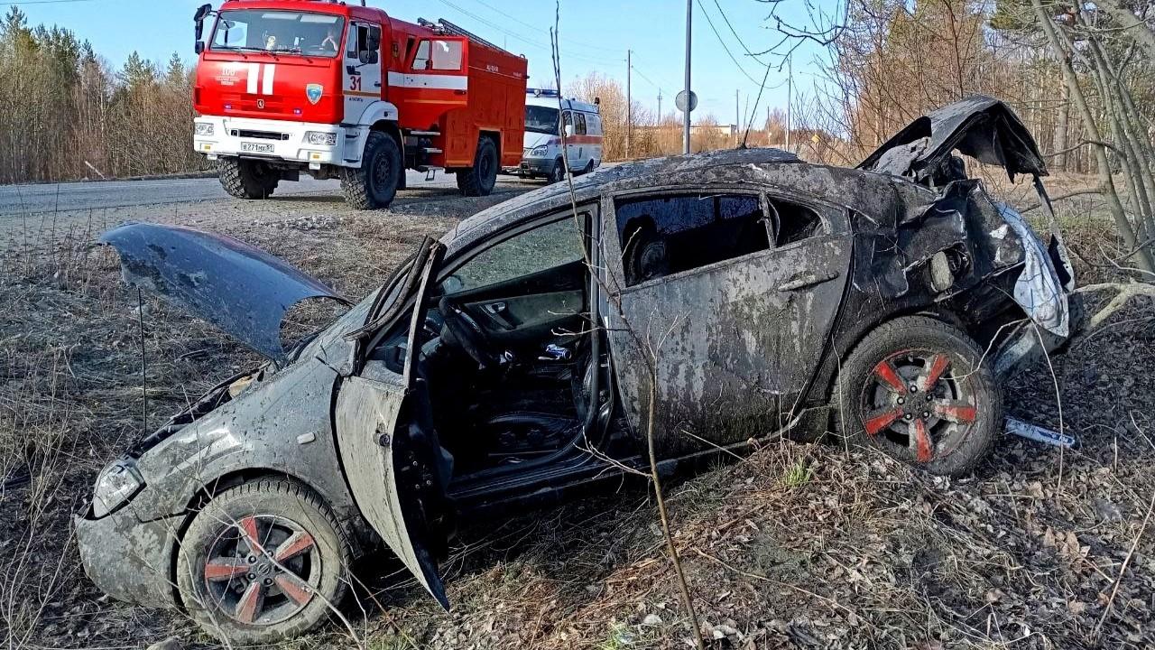Человека госпитализировали после ДТП в Апатитах