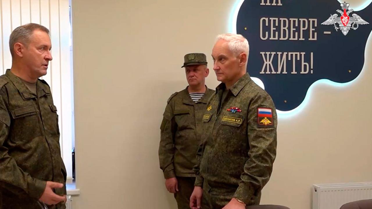 Глава Минобороны РФ Андрей Белоусов проинспектировал один из военных гарнизонов в Мурманской области