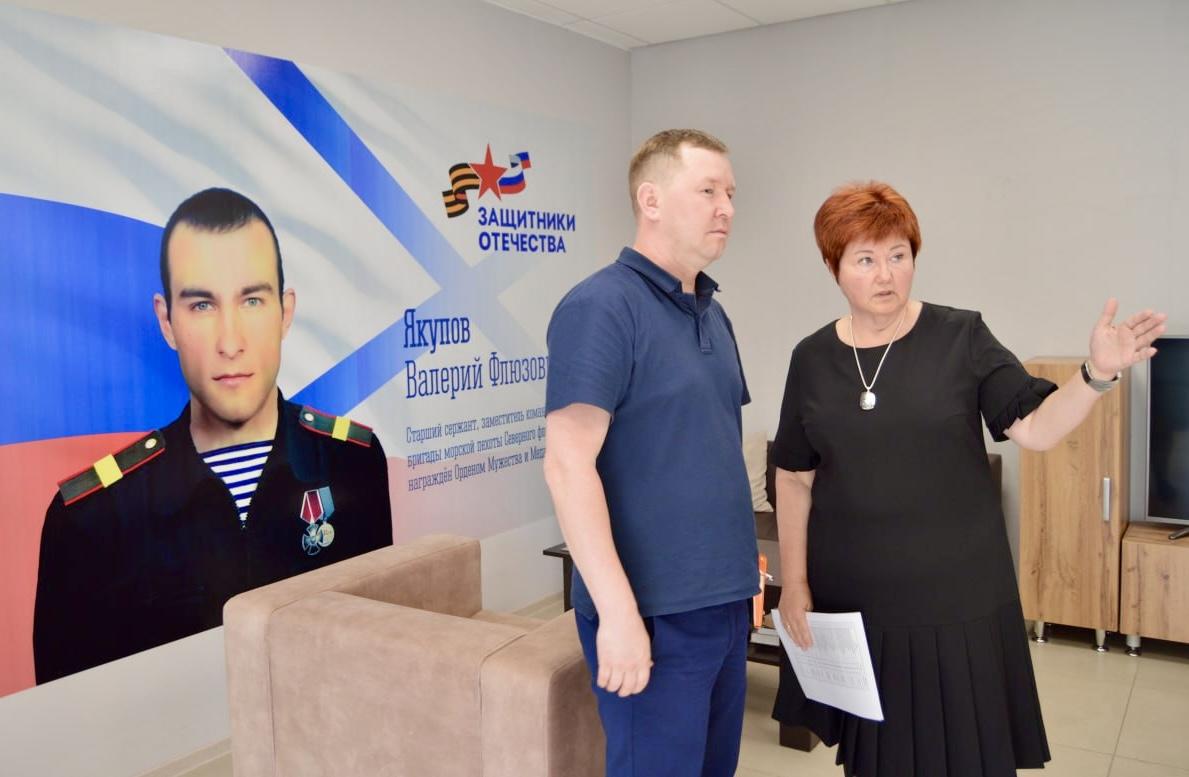 Фонд "Защитники Отечества" посетил участник программы "Время героев" Роман Олешкин