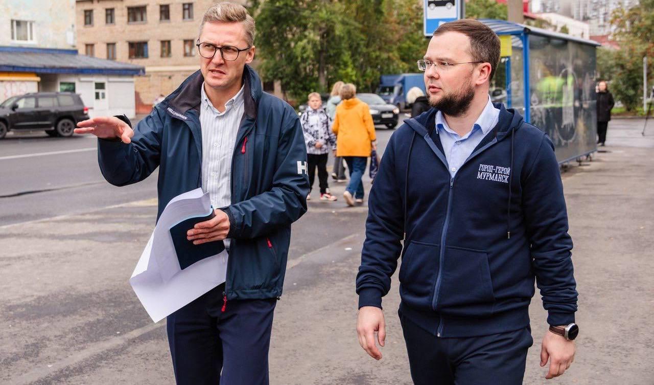 Иван Лебедев потребовал исправить дефекты ремонта дороги на Полярных Зорях в Мурманске