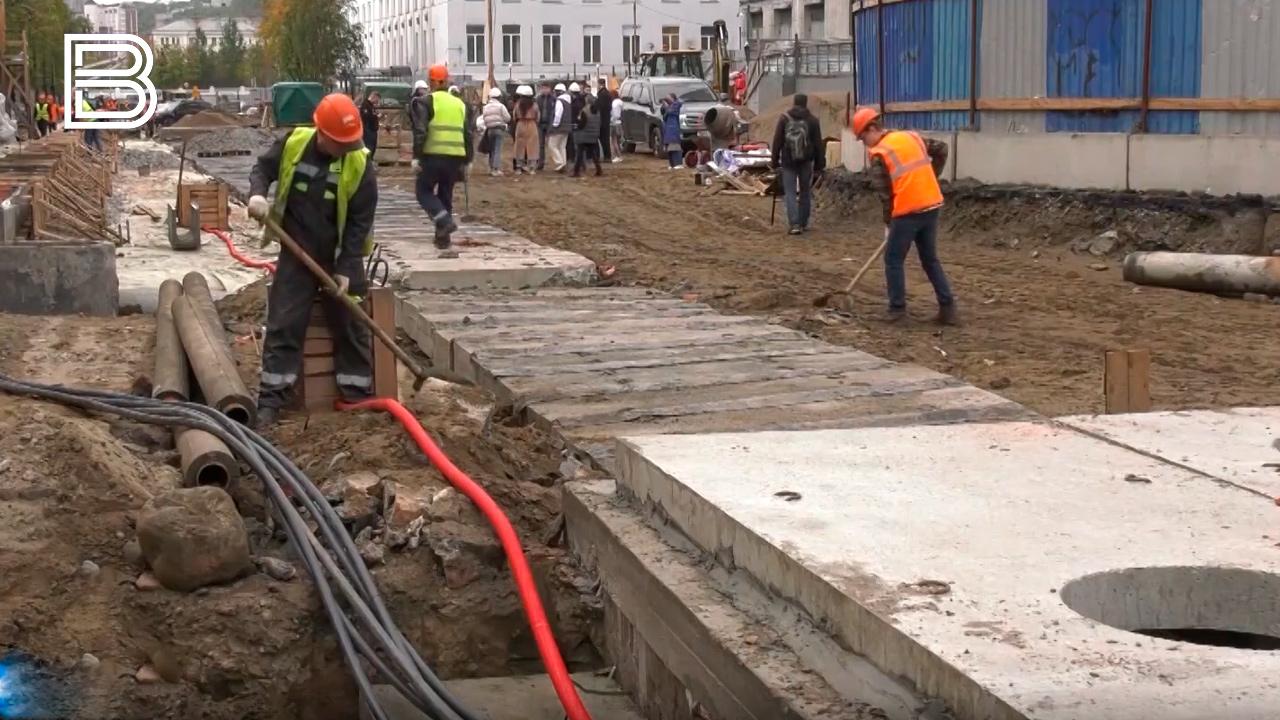 Ленинградская улица в Мурманске откроется после благоустройства 14 декабря