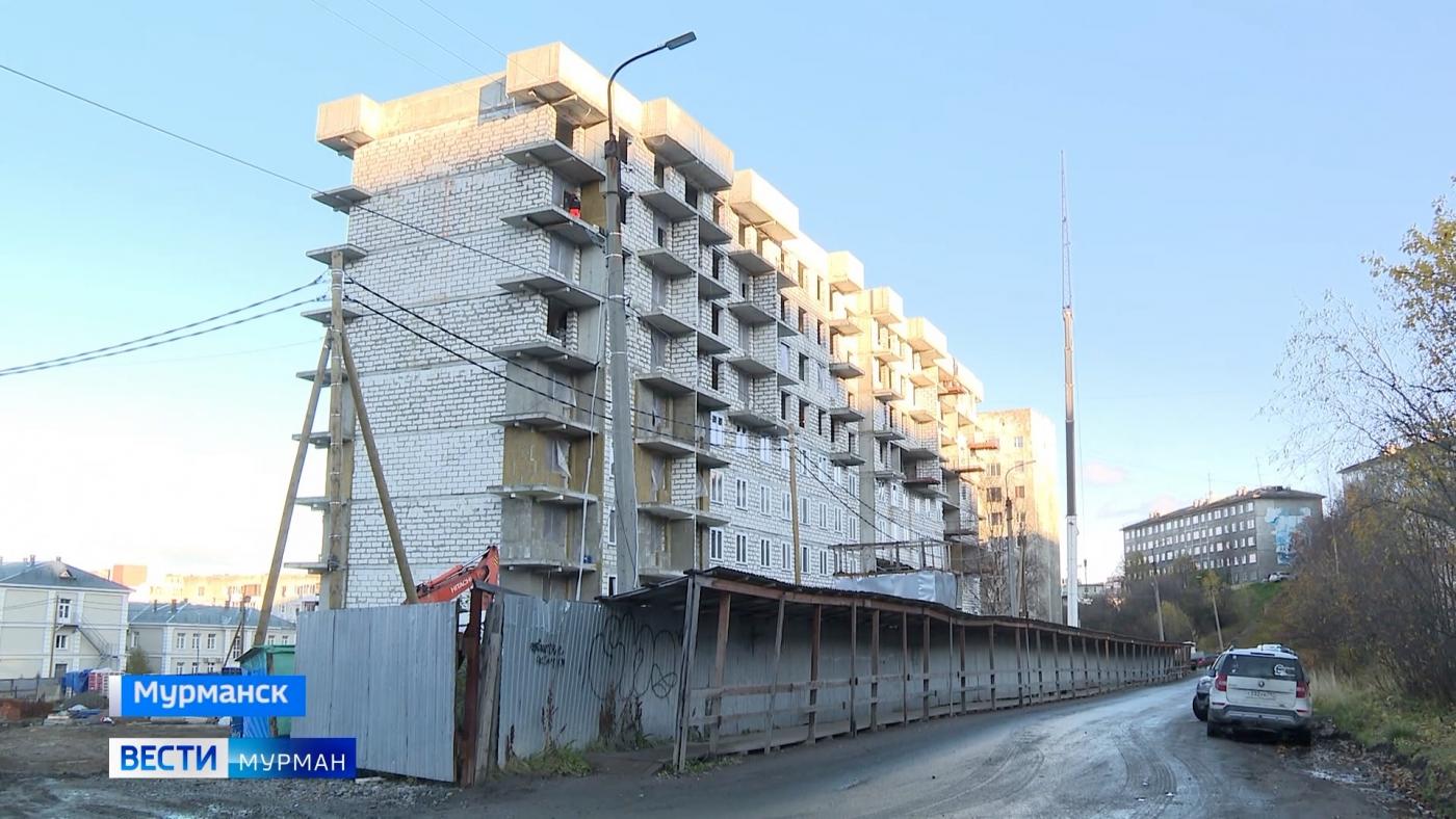 В Мурманске продолжается жилищное строительство