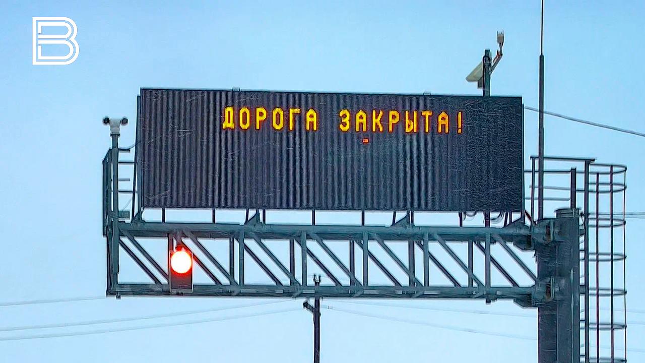 На семи участках дорог в Мурманской области ограничили движение транспорта