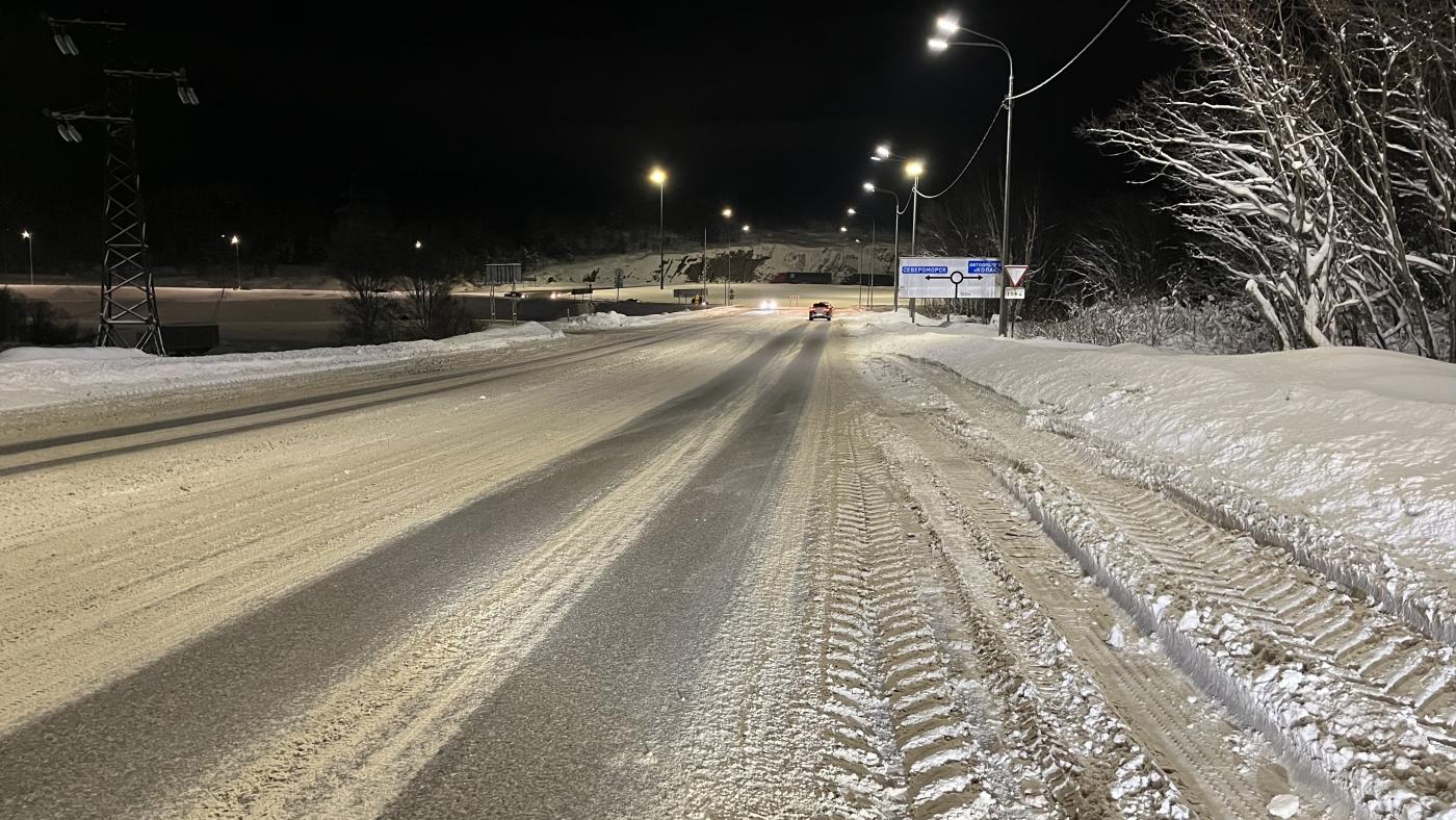 Дорога до Южного склона в Мурманске отремонтирована благодаря нацпроекту